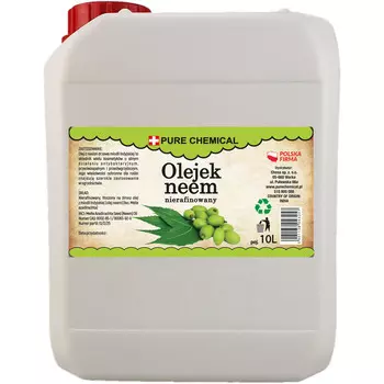 Pure Chemie, Нерафинированное натуральное масло нима холодного отжима, 10 л
