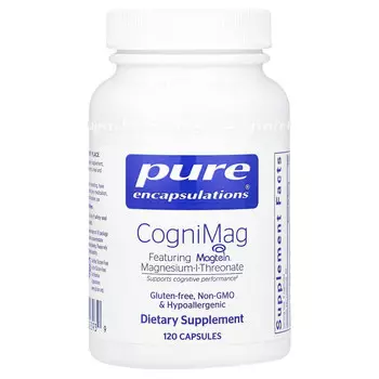 Pure Encapsulations, CogniMag, 120 капсул