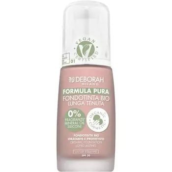 Pure Formula Bio Long Lasting Foundation N.01 Равномерное покрытие и комфорт Deborah