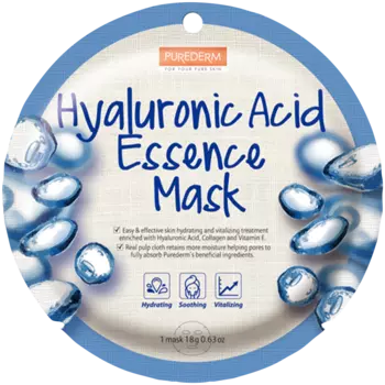 Purederm Kolagenowa z kwasem hialuronowym разглаживающая и подтягивающая коллагеновая маска для лица с гиалуроновой кислотой, 18 г