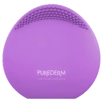 Purederm силиконовая звуковая щетка для чистки и массажа лица, 1 шт.