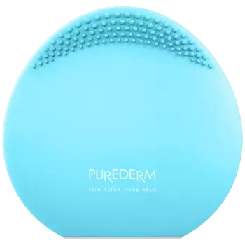 Purederm силиконовая звуковая щетка для чистки и массажа лица, 1 шт.