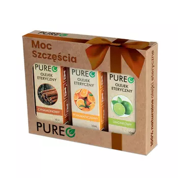 Pureo, Сила счастья, Набор эфирных масел, 3х10 мл
