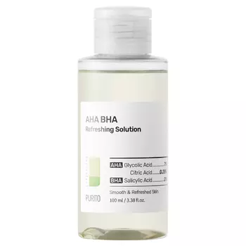 Purito AHA BHA Refreshing Solution отшелушивающий и освежающий тоник для лица с AHA BHA, 100 мл
