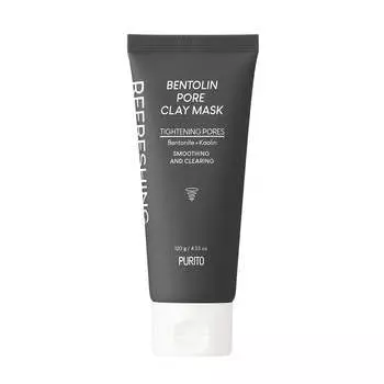 PURITO Bentolin Pore Clay Mask Очищающая маска с глинами 120г