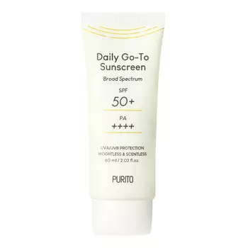 Purito Daily Go-To Sunscreen дневной солнцезащитный крем для лица SPF 50+ PA++++, 60 мл