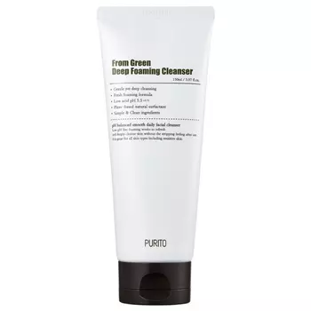 Purito From Green пенка для умывания глубоко очищающая, 150 мл