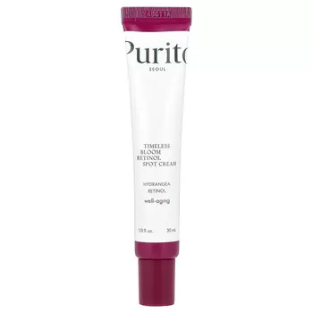 Purito, Timeless Bloom, крем против точечного применения с ретинолом, 30 мл (1,01 жидк. унц.)