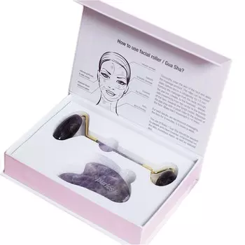 Пурлес, Роллер и Гуаша для массажа лица Purles