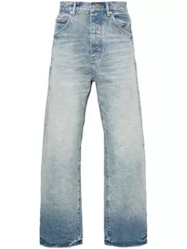 Purple Brand джинсы с нашивкой-логотипом, синий