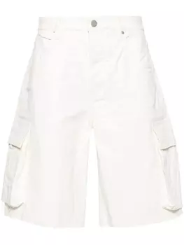 Purple Brand шорты карго с жатым эффектом, белый