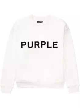 Purple Brand толстовка с логотипом, белый