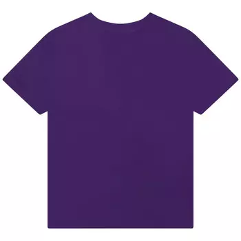 Пурпурная футболка с изогнутым логотипом Givenchy, фиолетовый