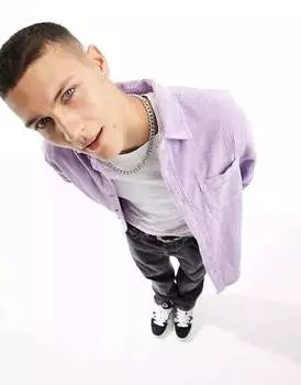 Пурпурная вельветовая рубашка Obey Miles