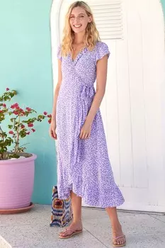 Пурпурное демисезонное платье Aspiga, фиолетовый