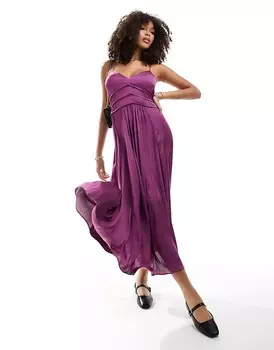 Пурпурное платье-комбинация Scalpers