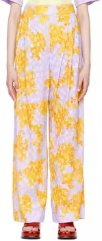 Пурпурные брюки кадра Stine Goya