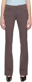 Пурпурные брюки-клеш Acne Studios