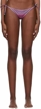 Пурпурные плавки бикини Greca Versace Underwear