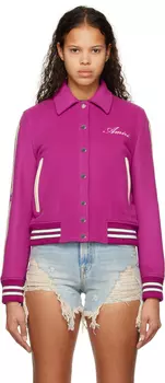 Пурпурный бомбер Bones AMIRI