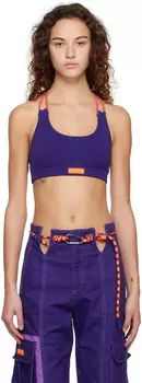 Пурпурный бюстгальтер с круглым вырезом adidas x IVY PARK