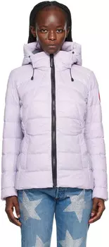 Пурпурный пуховик Canada Goose Abbott