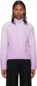 Пурпурный свитер с градиентом LOW CLASSIC