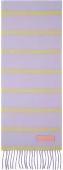 Пурпурный узкий шарф Acne Studios