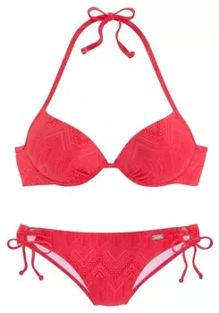 Пуш-ап бикини Buffalo, красный