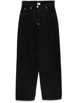 PushBUTTON джинсы с вырезами, черный