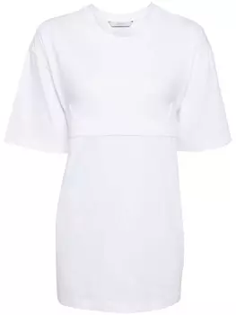 pushBUTTON футболка с поясом, белый