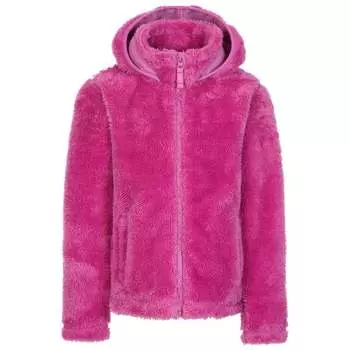 Пушистая флисовая куртка Violeta для девочек Trespass, розовый