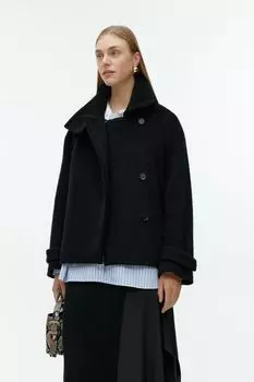 Пушистая куртка из смесовой шерсти ARKET