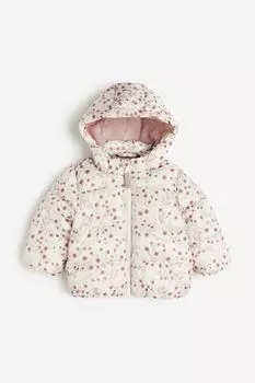 Пушистая куртка с капюшоном H&M