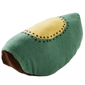 Пушистая подушка вязаная фруктовая форма арбуз авокадо оранжевая кукла подушка украшение дома-авокадо Stuttg