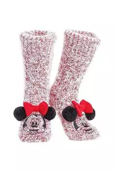 Пушистые носки Минни Маус Disney, красный