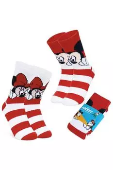 Пушистые носки с Микки Disney, мультиколор
