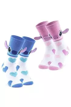 Пушистые носки Stitch 3D, комплект из 2 шт. Disney, мультиколор