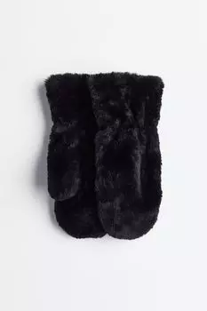 Пушистые перчатки H&M