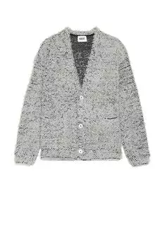 Пушистый кардиган-свитер Krost, серый