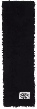 Пушистый шарф Acne Studios, черный