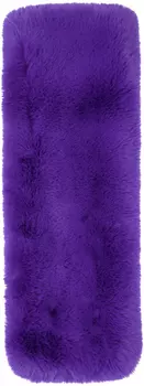 Пушистый шарф Acne Studios, фиолетовый