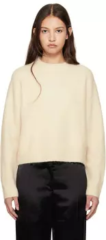 Пушистый свитер цвета «Off-White» Filippa K