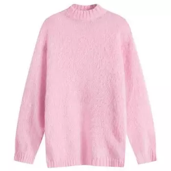 Пушистый вязаный джемпер Mm6 Maison Margiela, розовый