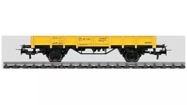 Пуск автомобиль с низкой бортовой платформой, желтый, 2 оси db Mrklin