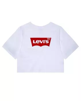 Пустая футболка девушки Levi's, белый