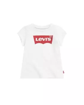 Пустая футболка девушки Levi's, белый