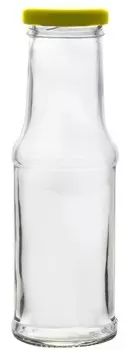 Пустая стеклянная бутылка, бутылка для сока, бутылка для молока, банка для консервирования смузи с крышкой 200 мл, 12 шт Stephans Mbelbrse