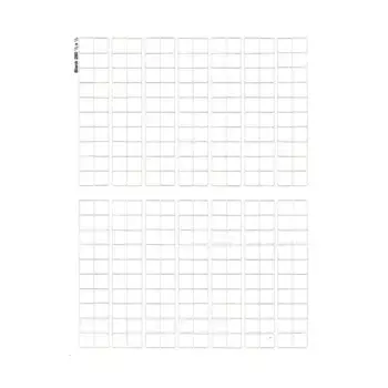 Пустой лист для счетчиков 1/2 дюйма (белый, 280 жетонов) (10 шт. в упаковке), Blank Counter Sheets, Counter Trays, Empty Wargame Boxes & Blank Hex Maps (GMT)