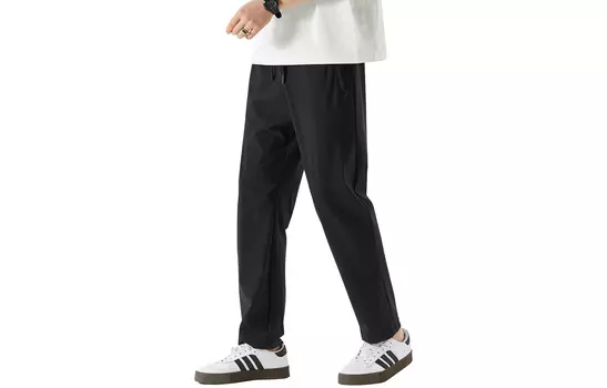 Pxry Повседневные брюки унисекс, 007 черный (пучок)